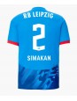 RB Leipzig Mohamed Simakan #2 Alternativní Dres 2023-24 Krátký Rukáv